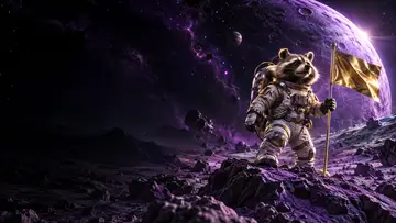 Flag on the Moon